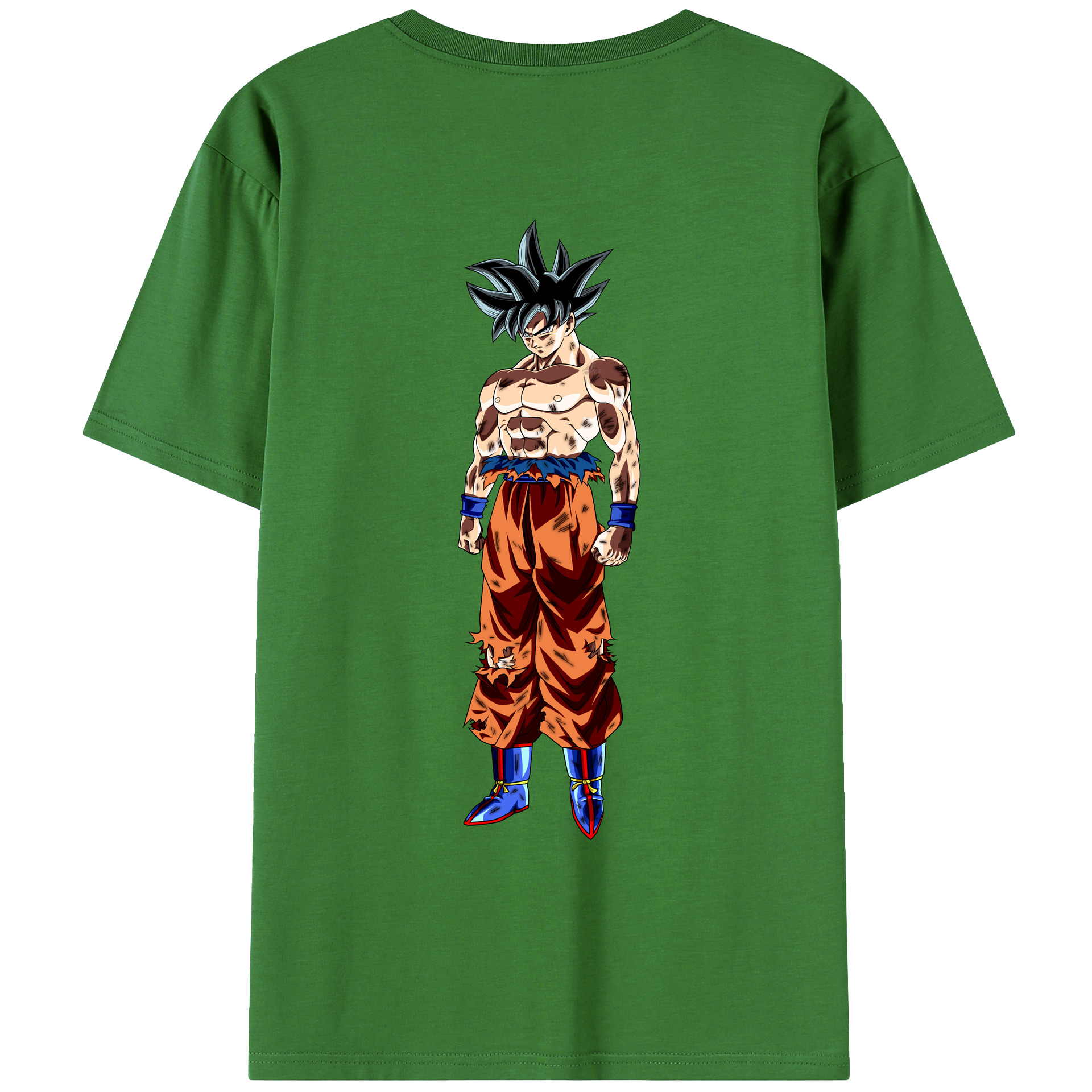 （画像用） ドラゴンボール 孫悟空（そん ごくう）Son Goku カカロット DRAGON BALL Kakarotto レディース半袖Tシャツ(バックプリント)